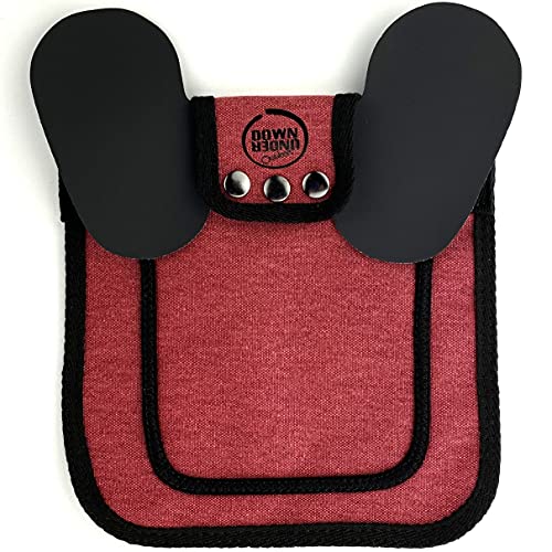 DOWN UNDER OUTDOORS Medium-Large Chicken Saddle Hen Apron Saver (Burgundy) - color: Burgundy