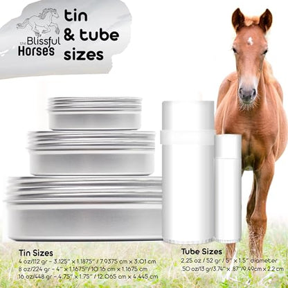 The Blissful Horses Hoof Butter All Natural Support for Your Horse's Hooves, 16-Ounce - size: 16-Ounce