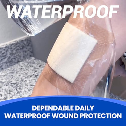 Large Waterproof Bandages 4x4 Silicone Foam Dressing Sensitive Skin, 20 PCS - style: 4"x4"(20PCS)