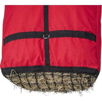 Tough 1 Nylon Hay Tote with Net Front - color: Red