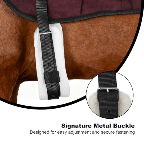 Saddle Pad Western, Classic Contour Saddle Pad, Ortho Pad Horse Saddle Pad, Saddle Blanket - color: Red
