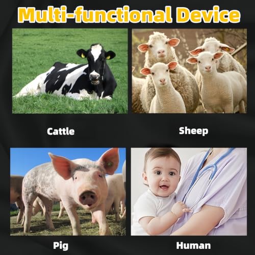 High Precision Infrared Veterinary Thermometer, Accurate Pet Thermometer Memory Animal Thermometer for Farm Livestock Household Pets