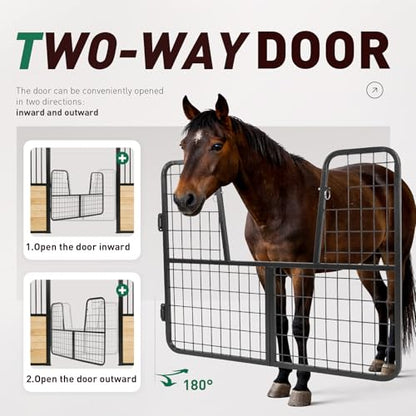 52" W x 42" H Horse Stall Gate for Livestock Enclosures
