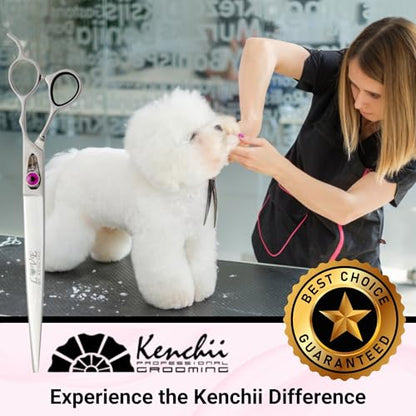 Kenchii Love Dog Grooming Shears, 9in Straight - size: 9.0" Straight