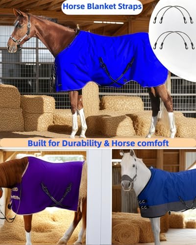 Elastic Replacement Leg Tail Straps Horse Webbing for Flexible Movement