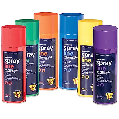 Sprayline Marking Paint for Sheep & Livestock (400mL - Red) - style: 400mL - Red
