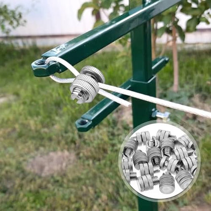 20 Pieces Split Bolt Joint Clamp Wire Connector Electrical Fence Connector Aluminium Alloy for Multiple Electric Fence