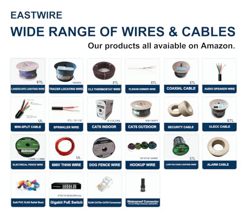 2.5mm 164ft Electric Fence Double Insulated Wire Underground - size: 50meters/164ft, style: 2.5mm