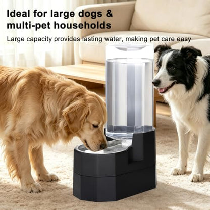 Sfozstra 9L Elevated Dog Water Dispenser: Senior Dog Friendly - color: Black, size: 9L Raised