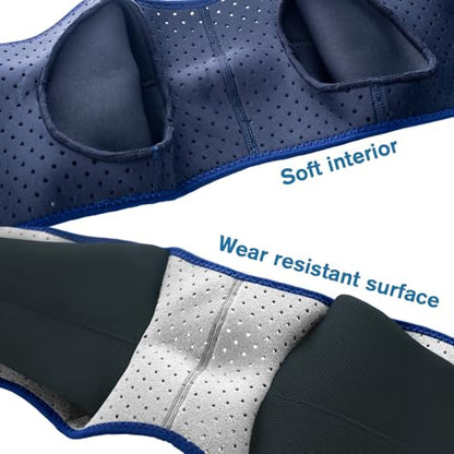 Coodeo Dog Recovery Sleeves, Cone Collar Alternative, Abrasion Resistant Dog Recovery Suit, Washable 2.5mm Thick and Waterproof, Pet Wounds Prevent Licking, Biting (Grey, M) - color: Grey, size: M