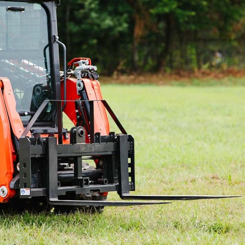 Titan Attachments Standard Series Skid Steer Pallet Fork Frame, Frame Only - style: Frame Only
