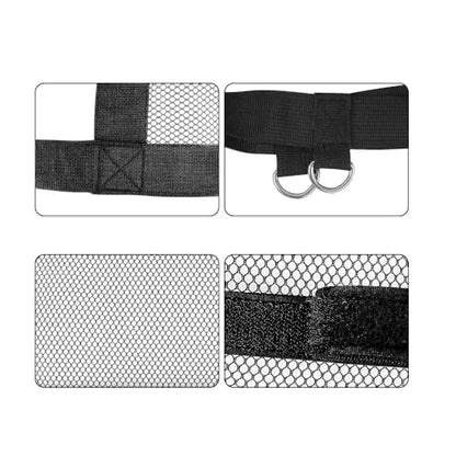 Calf Sling for Weighing Calf Sling for Weighing Little Animals Adjustable Livestock Harness Sling for Lambs Goats(Black)