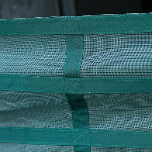 Dura-Tech Aisle Guard | Color Navy | Expands 10' to 12' | High Visibility Nylon Mesh | Promotes Maximum Airflow | Comes with Installation Kit Quality - color: Navy