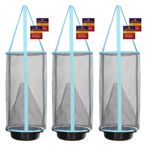 1 Flies Inn LITE Fly Cage Ranch Fly Trap with 2 Flies Inn Fly Bait Refill, Low Odor, Reusable, Built to Last for Years (3 Trap + 6 Bait, 1) - style: 3 Trap + 6 Bait