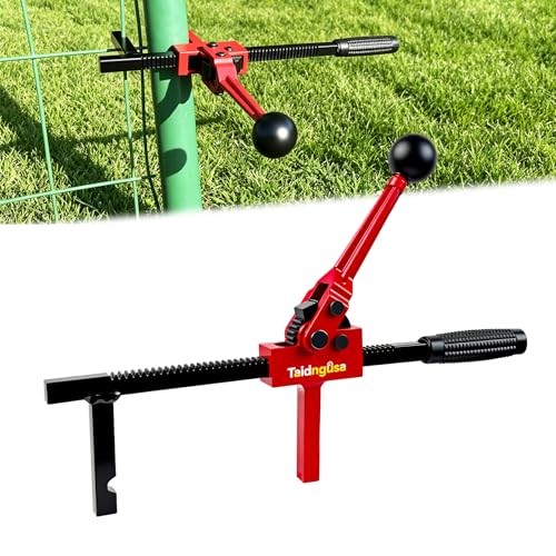 Fence Stretcher Tool - 9" Ratchet, Alloy Steel, One-Person Use