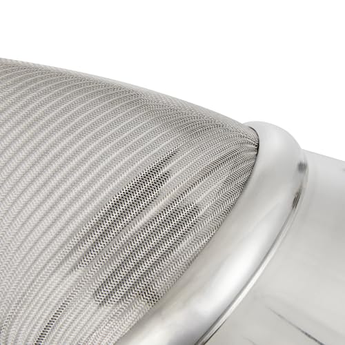Restaurantware Chinois Strainer 1 Count 10.2" Stainless Steel Bouillon Cone with Extra Fine Mesh China Cap Strainer for Sauces, Stocks, Soups, Broths, Sifting, Sieving, Professional Kitchen Tools - size: Bouillin / Chinois, Extra Fine Mesh-10 1/4"