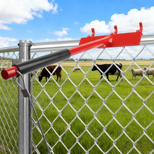 Chain Link Fence Top Rail Tensioner Tool Heavy-Duty Steel Stretcher
