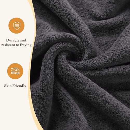 Electric Heated Blanket 84"×90" Queen Size, Plush-Soft Cozy for Bed, Office, Apartment, 4 Heating Levels & 10H Auto-Off, Dual Controller, Full Body Warmth, Energy Efficient - Dark Gray - color: 01-dark Gray, size: Queen Size (84"x90")