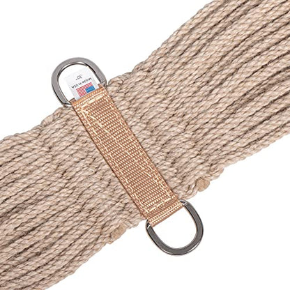 Billy Royal Western Horse Cinch | Non-Irritating Strings | Saddle Comfort and Stability | Stainless Steel | Durable & Soft/Natural - size: 34", style: Mohair Straight
