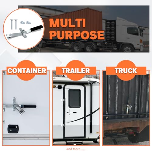 LONFFERY Cargo Trailer Cambar Cam Bar Lock | Trailer Door Latch for Folding Ramp Door