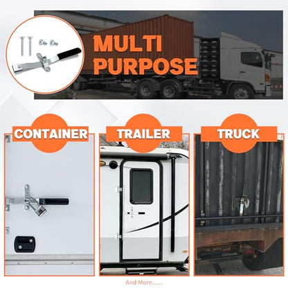 LONFFERY Cargo Trailer Cambar Cam Bar Lock | Trailer Door Latch for Folding Ramp Door