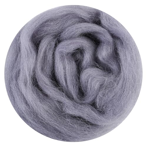 There are 170 Colors and 9 Shades Available This Woollen Yarn is Made of 100% Pure Wool Weighs 3.53oz(100 g) and issuitableformediumtolargeDIYneedlefeltingprojects (Black White Tones, B4) - color: B4, style: Black white tones