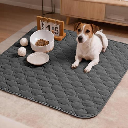 gogobunny Waterproof Armchair Covers for Pets, Anti Hair and Easy Care - color: Dark Grey/Light Grey, size: 30x30 Inch (Pack of 1)