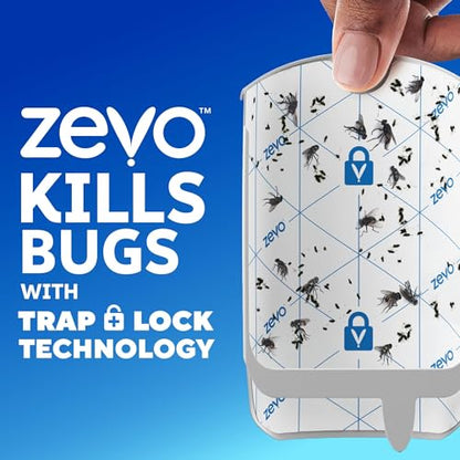 Zevo Flying Insect Trap Refill Cartridges for Fruit Flies & Gnats, 12 Count - style: 12 Refill Cartridges