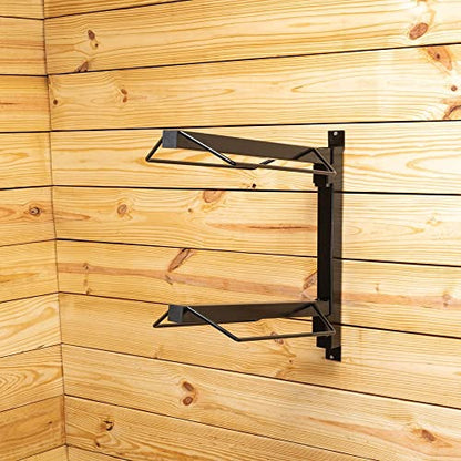 EASY-UP Mounted Saddle Racks | Optimal Storage Solution for Horse Saddles - style: 2 Tier Saddle Rack