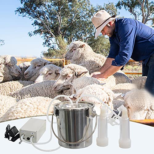 3L Goat Milking Machine, Electric Automatic Pulsation Vacuum Milker