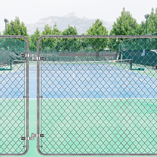 Insaga 304 Stainless Steel Chain Link Fence Gate Frame Female Hinge for Chain Link Fence Post, 2pcs Post Female Hinges with 5/8'' fit 1-5/8''Outer Diameter Post/Pipe, Bolt/Nut Included - color: Female-1-5/8''-2pcs