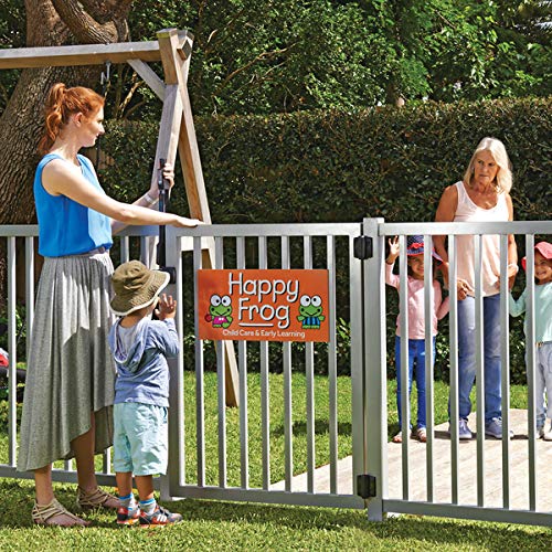 D&D TCA1S3BTS TruClose Regular Gate Hinge Square Metal Gates, Black, 2 pcs. | Safety gate hinge, no alignment legs, self-closes metal gates up to 66 lb. For square gate posts. Black, comes with 2 hinges - color: Black, size: Adjustable gate gap: 3/8”–7/8”