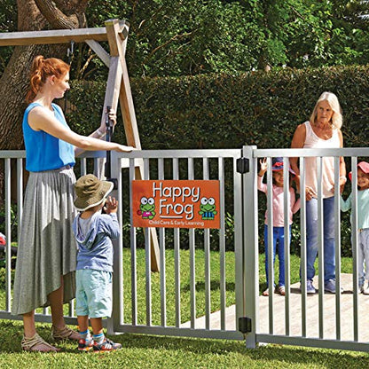 D&D TCA1S3BTS TruClose Regular Gate Hinge Square Metal Gates, Black, 2 pcs. | Safety gate hinge, no alignment legs, self-closes metal gates up to 66 lb. For square gate posts. Black, comes with 2 hinges - color: Black, size: Adjustable gate gap: 3/8”–7/8”