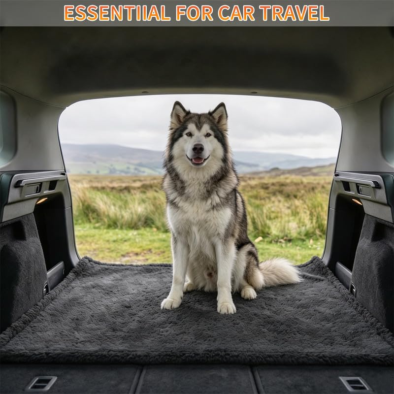 Waterproof Dog Blanket Reversible Pet Bed Cover Puppy Blankets Leakproof Sofa Couch Cover Cat Pet Blanket for Warm Fluffy Washable Grey Mat-M - color: Grey, size: M-100*145cm(40*57in)