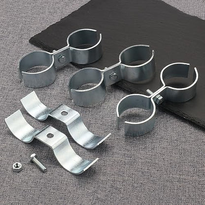 15 Packs 1-1/2 Kennel Clamps, Saddle Clamps, Dog Kennel Clamps, by GENHAKON - size: 15 Packs 1-1/2 Inch