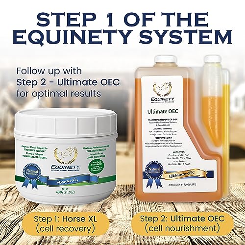 100-Day Supply Equinety Horse XL Powder Horse Supplement with Amino Acids - style: Horse XL