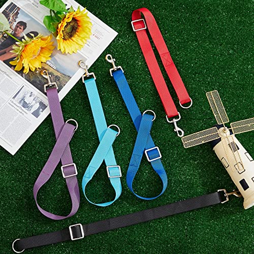 10 Pcs Horse Bucket Straps, 20-30 Inch Adjustable Nylon Hangers with Hooks