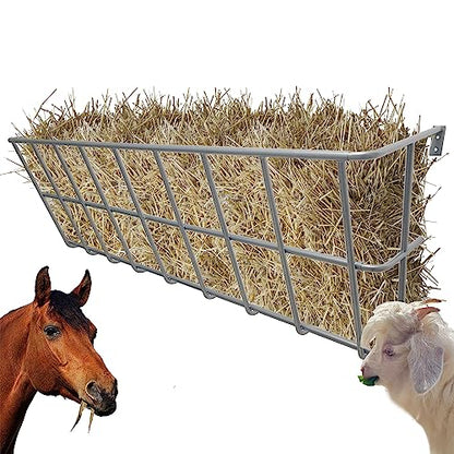 55" Long Hay Feeder Goat 30 Gallon - size: 55INCH