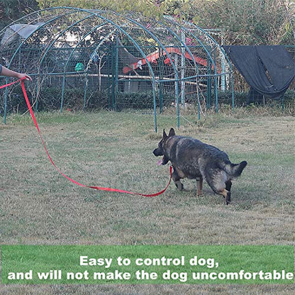 Strong Durable Nylon Dog Training Leash, 1 Inch Wide Traction Rope, 6 ft Long, for Small and Medium Dog (Black, 6 Feet) - color: Black, size: 6 Feet