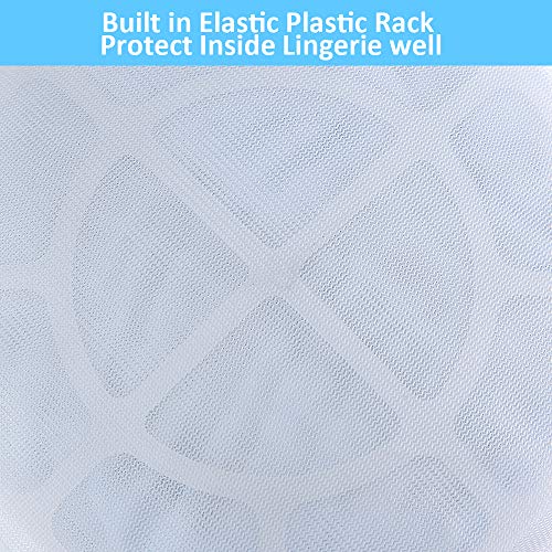 GOGOODA Mesh Laundry Bags for Delicates Durable Protective Wash Bags - size: 4 Bra Wash Bag(8*6.5in)
