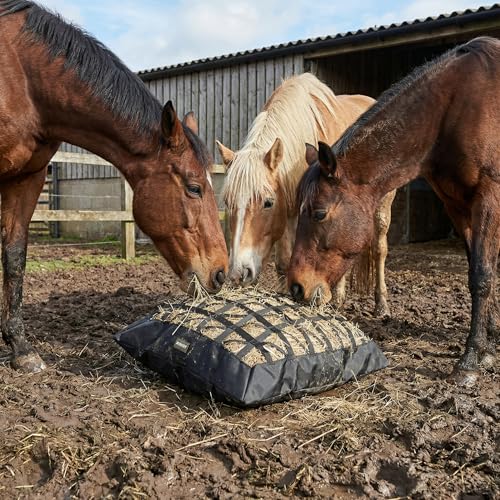Hay Bag for Horses,Ultra-Slow Feed Hay Bag for Ground Feeding (1)