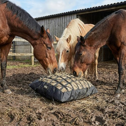 Hay Bag for Horses,Ultra-Slow Feed Hay Bag for Ground Feeding (1)