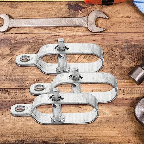 Yardwe Wire Tensioner, 10Pcs Heavy Duty Galvanized Iron Rope Tighteners for Garden Electric Fence and Farm Use, 3 93 X 1 06 X 0 78 Inch, Silver