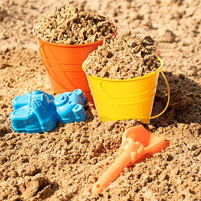 Sadnyy 12 Pack 4.5 X 5 inch Pastel Metal Buckets - color: Pastel, size: 4.5 x 5 in