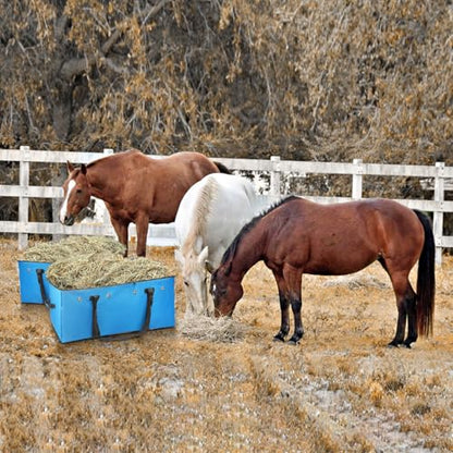 2pcs Hay Bale Storage Bag,Heavy Duty 1200D Oxford Fabric Hay Bale Bag Extra Large Hay Bag for Hay Transport and Storage，45x19.7x18.5 Inch
