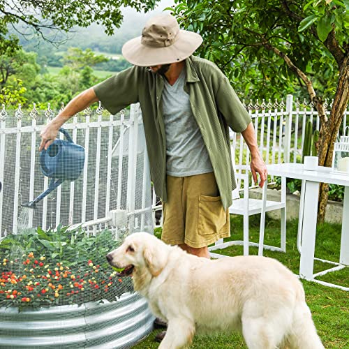 Land guard 23 Gauge Hardware Cloth, 1/4 inch 48inch×100ft Chicken Wire Fence, Galvanized Welded Cage Wire Mesh Roll Supports Poultry Netting Cage Fence…… - color: Galvanized, size: 1/4inch 48inch×100ft