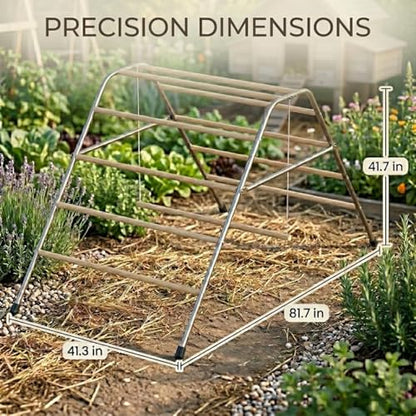 CHIKENCOOP Chicken Coop Roosting Perch Essentials：Perfect for Backyard Poultry, Easy Installation Farm Roost Toys for Chickens(81.7''L x 41.3'' W x 41.7H'') - size: 81.7"L x 41.3"W x 41.7"H