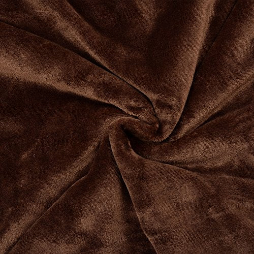SOCHOW Sherpa Fleece Throw Blanket, Reversible Super Soft Luxurious Plush Blanket Twin Size, Brown(60inch X80'') - color: Brown, size: 60"×80"