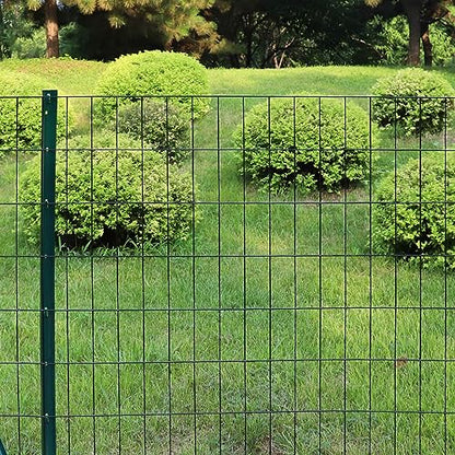 Black PVC Coated Welded Wire Fence 48" x 50' Roll, 2"x4" Mesh, 14 Gauge - color: Black, size: 2''x4'' 14GA 48''x50'