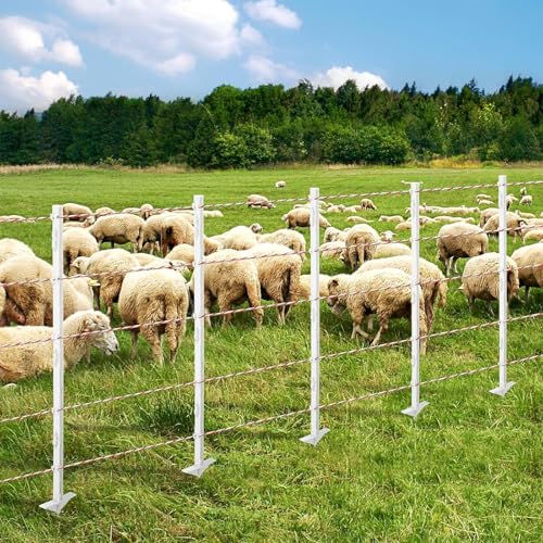 656Ft 6-Strand Polywire Electric Fence Rope Stainless Wire